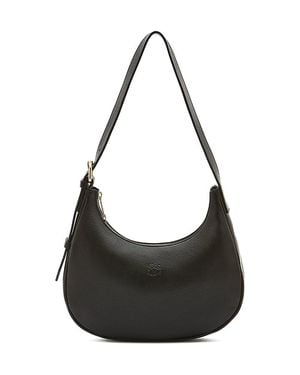 Il Bisonte Belcanto Leather Hobo Bag - Black