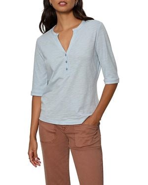 Sanctuary Rolled Sleeve Tee - Blue