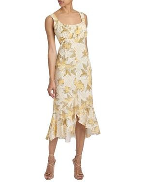 Santorelli Rina Sleeveless Hi Lo Dress - Natural