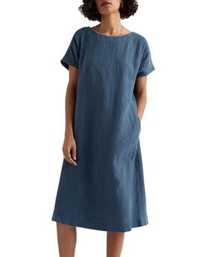 Seasalt Cornwall Primary Linen Dress - Blue
