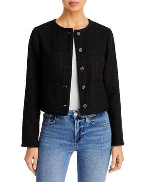 Aqua Tweed Jacket - Black