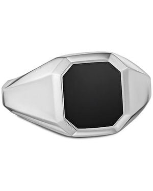 David Yurman Streamline Signet Ring - Multicolor