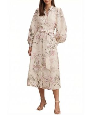 EVER NEW Hazel Shirt Midi Dress - Natural
