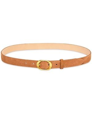 Rag & Bone Vera Slim Suede Belt - Multicolor
