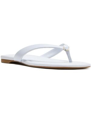 Kate Spade Spade Flower Flip Flop Sandals - White