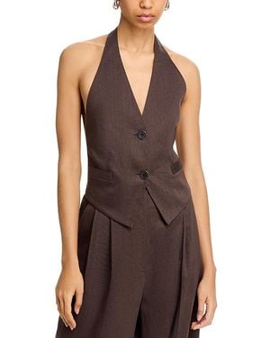 Helmut Lang Halter Vest - Purple