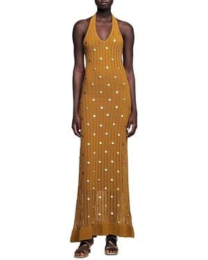 Sandro Jasmine Dress - Metallic