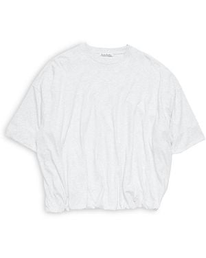 Acne Studios Bubble Hem Tee - White