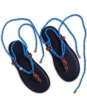 FLOWZE Flo Twin Ankle Tie Sandals - Blue