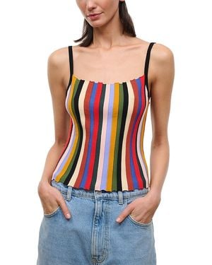 STAUD Skye Tank Top - Red