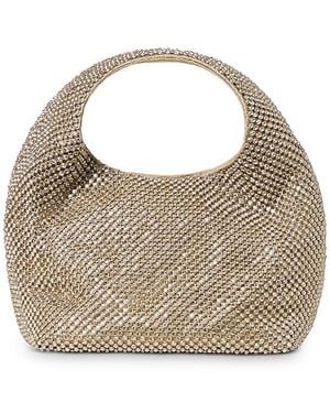 Loeffler Randall Kenzie Rhinestone Handbag - Metallic