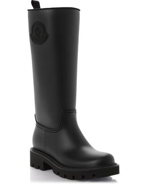 Moncler Kickstream High Rain Boots - Black