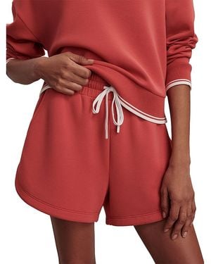 Varley Coulter High Rise Shorts - Red