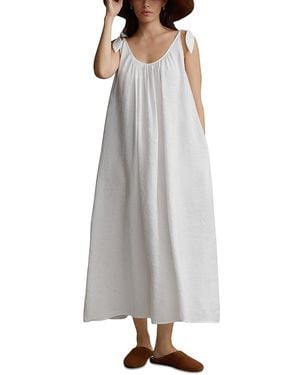 Jenni Kayne Iris Shoulder Tie Dress - Gray