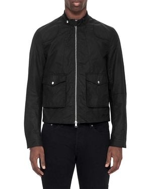 AllSaints Kirk Cotton Zip Pocket Jacket - Black