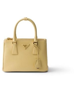 Prada Galleria Small Saffiano Leather Bag - Metallic