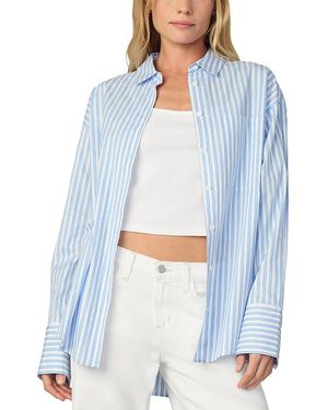 Joe's Jeans The Boyfriend Button Down Shirt - Blue
