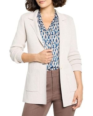 NIC+ZOE Elegant Knit Blazer - White