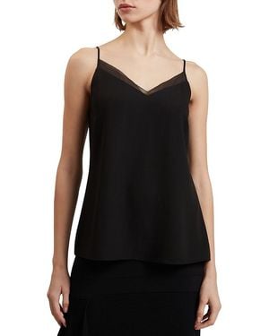 Ted Baker Lulea Chiffon Trim Camisole - Black