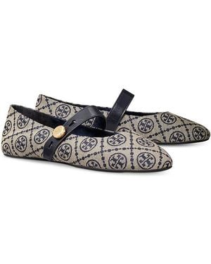 Tory Burch Romy Mary Jane Flats - White