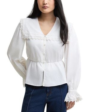 Barbour Tisbury Sailor Collar Shirt - White