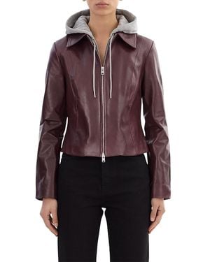 Lamarque Leather Jacket - Purple