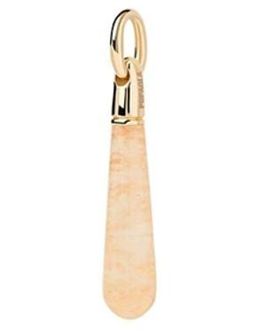 Pdpaola Gemstone Large Drop Pendant - White