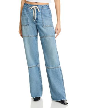 RE/DONE Drawstring Beach Pants - Blue