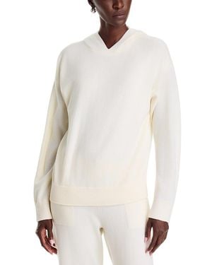 Vince Wool & Cashmere Pullover Hoodie - White
