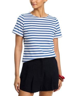Saint James Etrille Ii Striped Tee - Blue