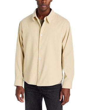 FRAME Micro Cord Cotton Shirt - Natural