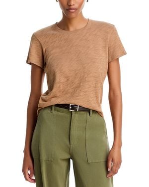 ATM Anthony Thomas Melillo Schoolboy Crewneck Tee - Green