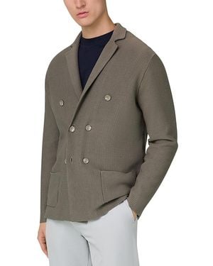 BOGGI Regular Fit Double Breasted Jacket - Gray