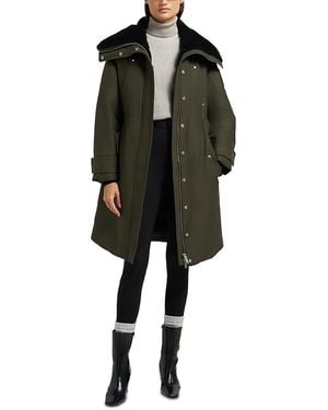 Moose Knuckles Storm Shearling Lined Parka - Black