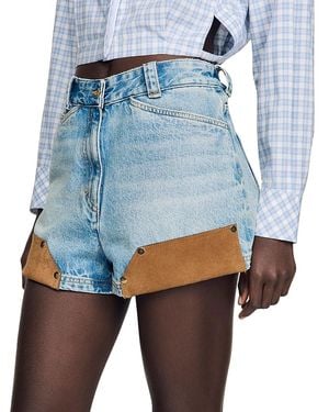 Sandro Denim Shorts - Blue