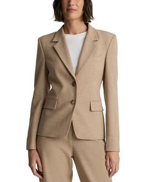 St. John Button Front Jacket - Natural