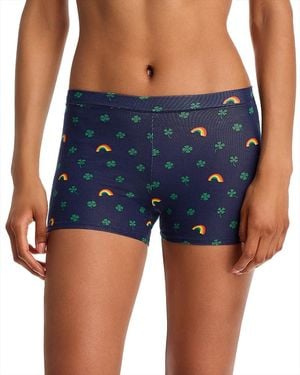 Meundies Ultramodal Feelfree Boyshorts - Blue
