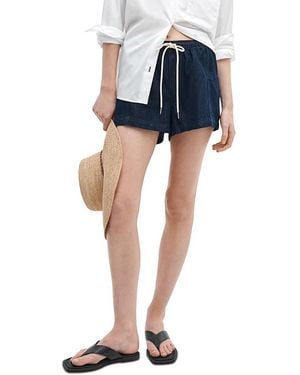 Rag & Bone Ultra Featherweight Emery Pull On Shorts - Blue