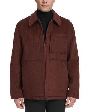 Cole Haan Men's Zip-front Blouson Jacket - Brown