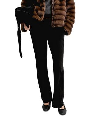 Emme Emmflare Slim Stretch Jersey Pants - Black