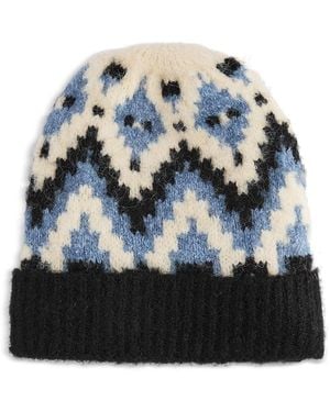 Aqua Rd Style Fairilse Knit Beanie - Gray