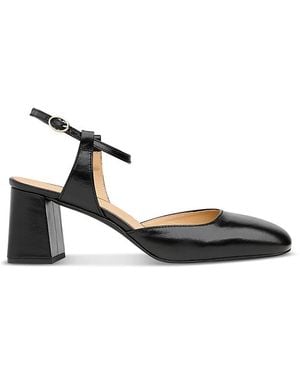 Whistles Matilda Block Heel Pumps - Black