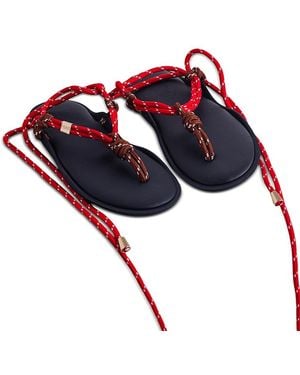 FLOWZE Flo Twin Ankle Tie Sandals - Blue