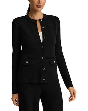 St. John Legacy Crepe Wool Blend Jacket - Black