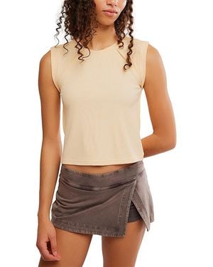 Free People Love My Twist Muscle Tank Top - Multicolor