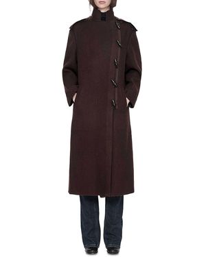 AllSaints Ellis Wool Duffle Coat - Red