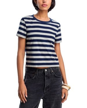 Denimist Striped Baby Tee - Blue