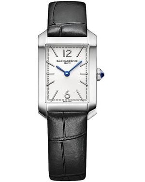 Baume & Mercier Hampton Watch, 35Mm X 22Mm - White