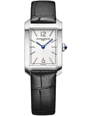 Baume & Mercier Hampton Watch, 35Mm X 22Mm - White
