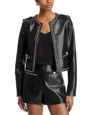 Generation Love Jemmy Chain Faux Leather Jacket - Black